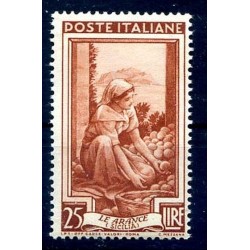 ITALIA 1950 - ITALIA AL LAVORO Lire 25  NUOVO **