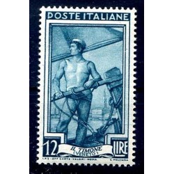 ITALIA 1950 - ITALIA AL LAVORO Lire 12 NUOVO **
