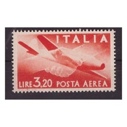 POSTA AEREA DEMOCRATICA  1946  - LIRE 3,20  NUOVO **
