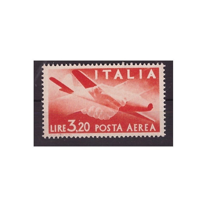 POSTA AEREA DEMOCRATICA  1946  - LIRE 3,20  NUOVO **
