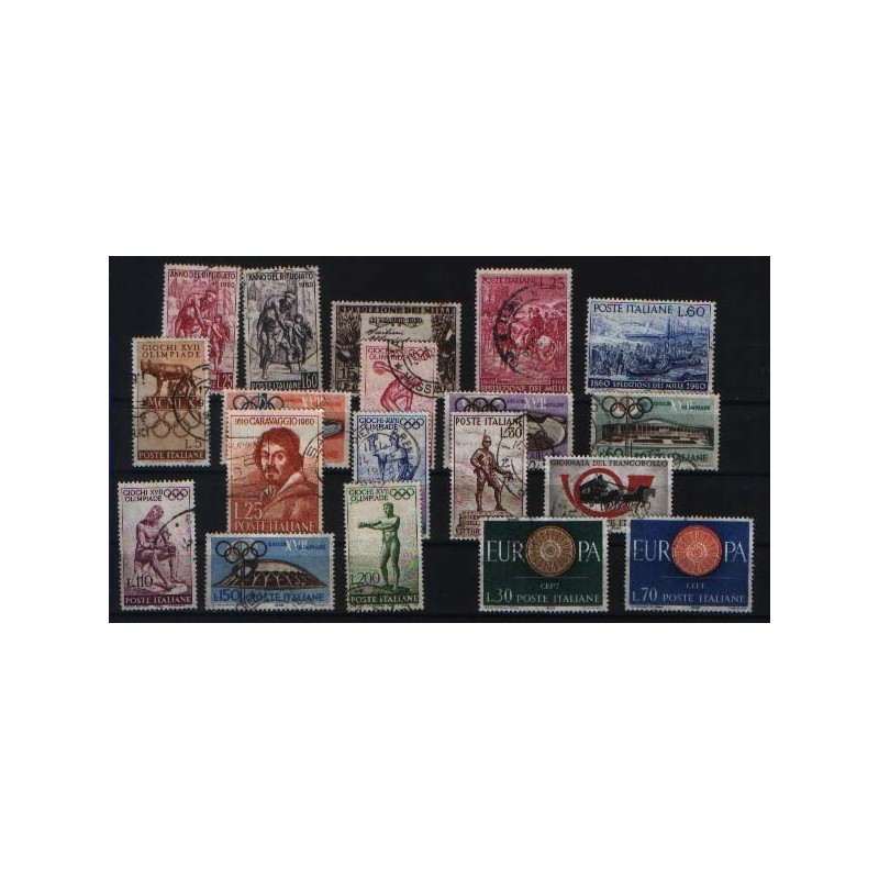 1960 - ANNATA COMPLETA USATI  prima scelta
