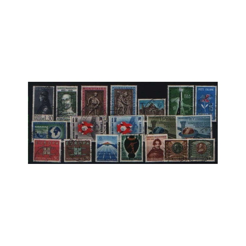 1963 - ANNATA COMPLETA USATI  prima scelta