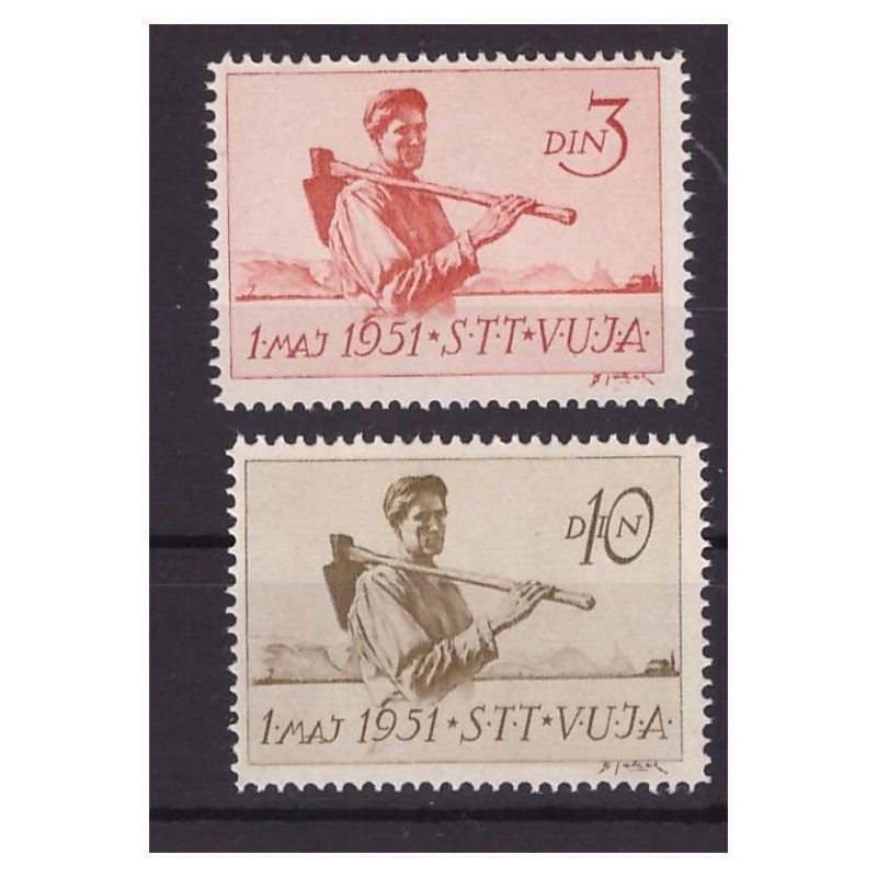 TRIESTE B - 1951 I° MAGGIO SERIE NUOVA **