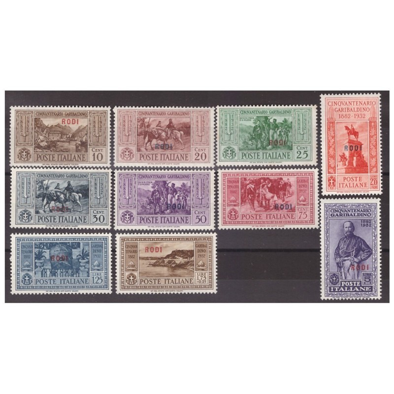 EGEO 1932 - RODI - GARIBALDI SERIE NUOVA *