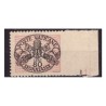 VATICANO - 1945 SEGNATASSE 80 CENT. NON DENTELLATO A DESTRA **
