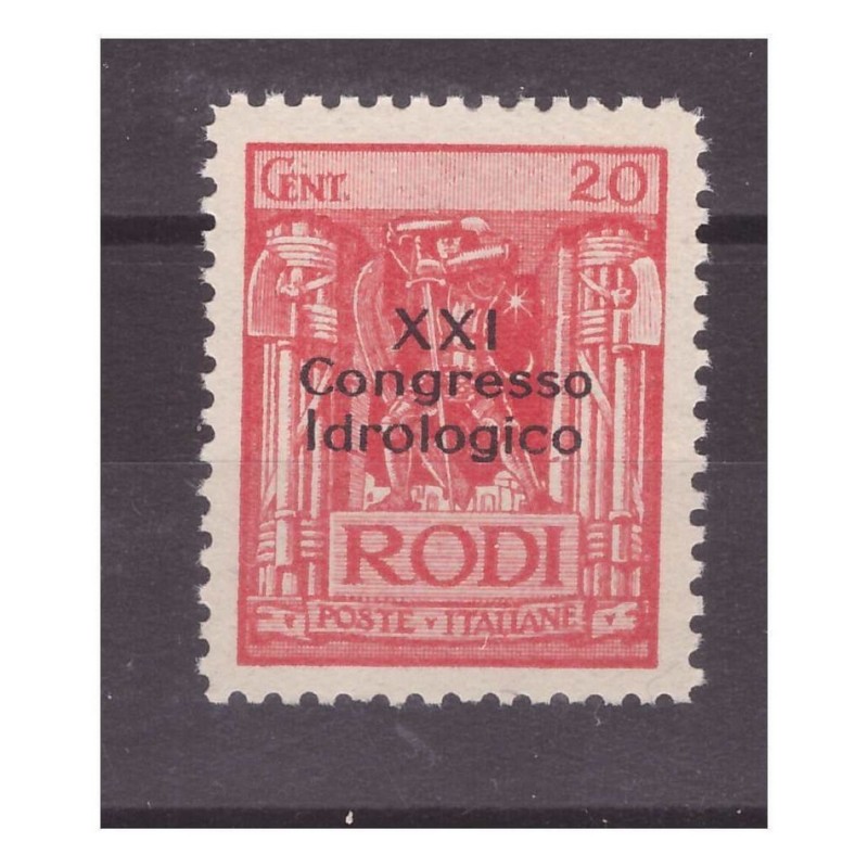 EGEO  1930   -   CONGRESSO IDROLOGICO   CENTESIMI 20   NUOVO **