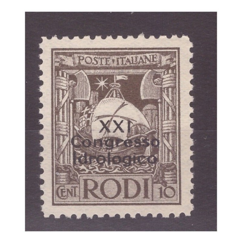 EGEO 1930 - CONGRESSO IDROLOGICO CENTESIMI 10 NUOVO **