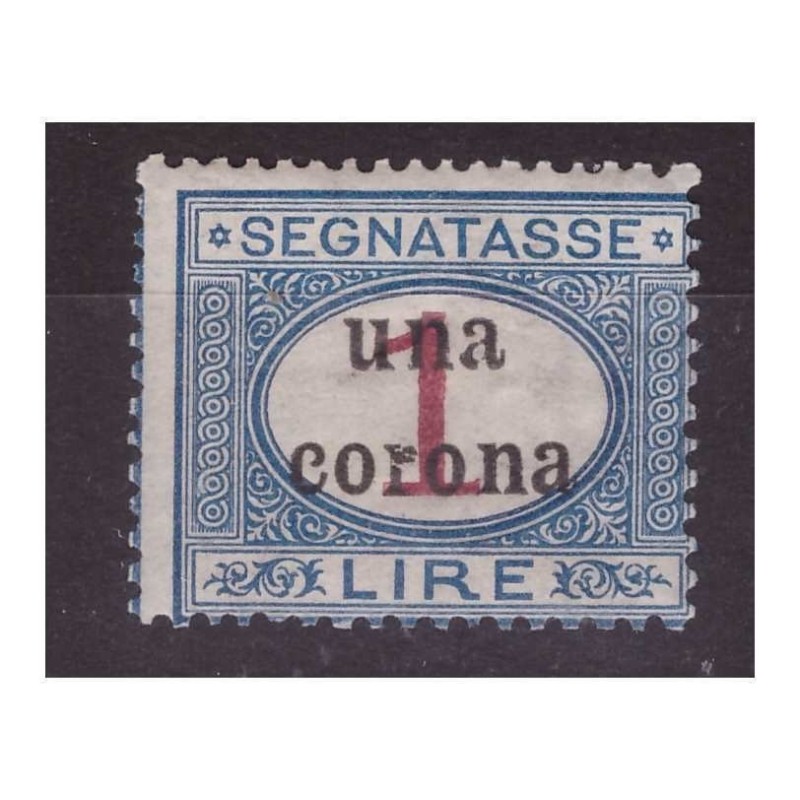 TRENTO E TRIESTE   1919 -  SEGNATASSE  -   LIRE 1  NUOVO **