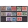 LUOGOTENENZA 1945 SEGNATASSE SENZA  FILIGRANA  SERIE   NUOVI **