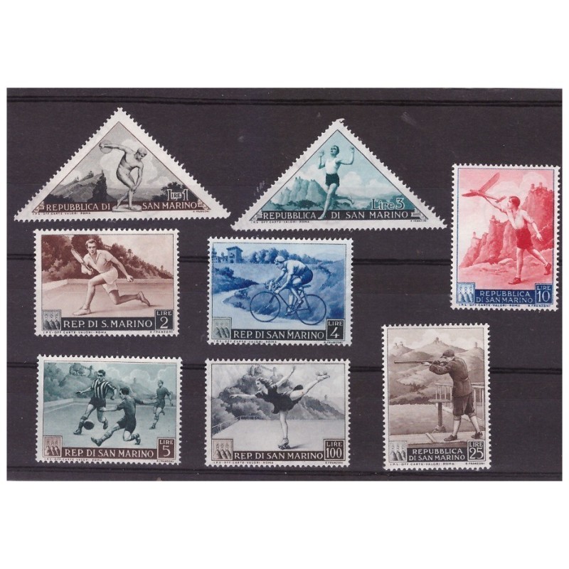 SAN MARINO 1953 -  PROPAGANDA SPORTIVA SERIE  NUOVA  **