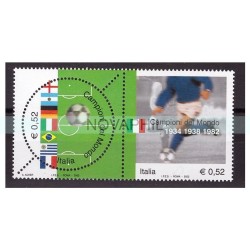 2002 - ITALIA CAMPIONI DEL MONDO DI CALCIO 6 FORI   NUOVO **