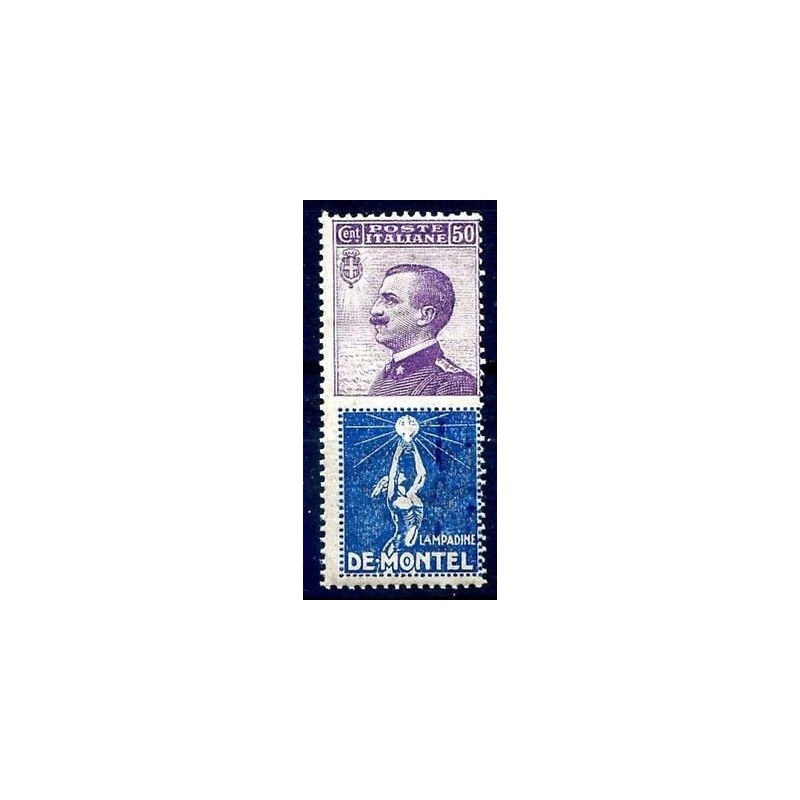 REGNO 1924 - PUBBLICITARI DE MONTEL 50 Cent. NUOVO **
