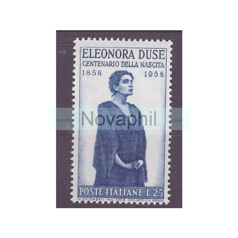 ITALIA 1958 - ELEONORA DUSE NUOVO **