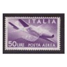 POSTA AEREA DEMOCRATICA  1957  - LIRE 50  STELLE  NUOVO **