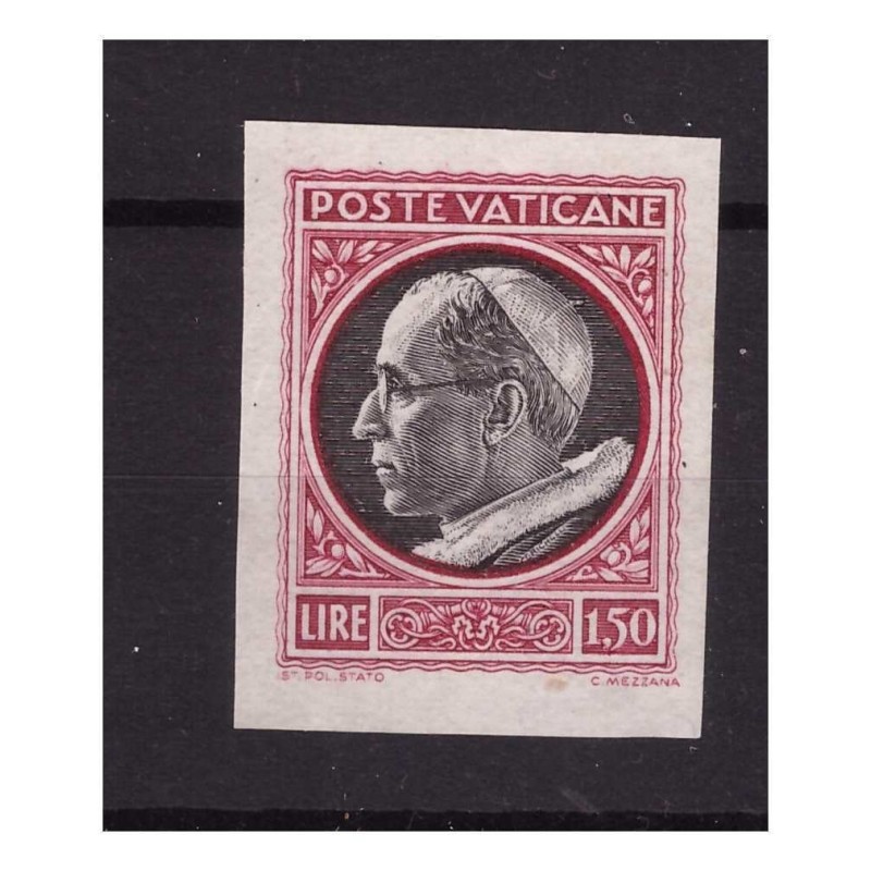 VATICANO 1945 - MEDAGLIONCINI  Lire 1,50    NON   DENTELLATO    **