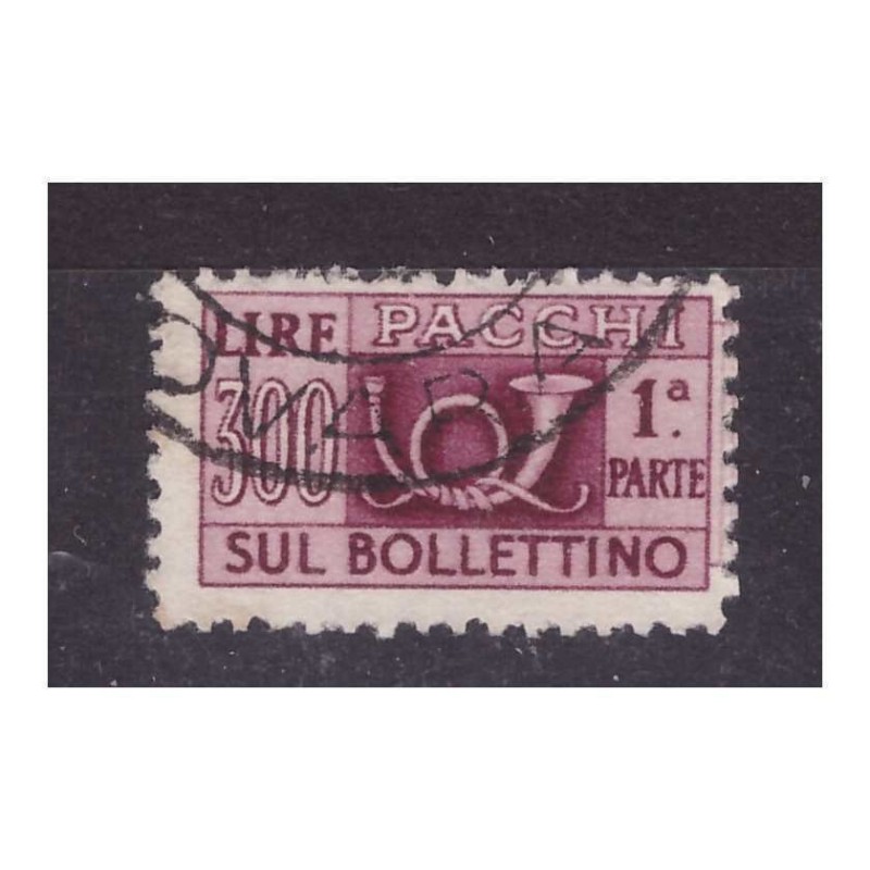 PACCHI POSTALI 300 LIRE  RUOTA -  meta' usata sx
