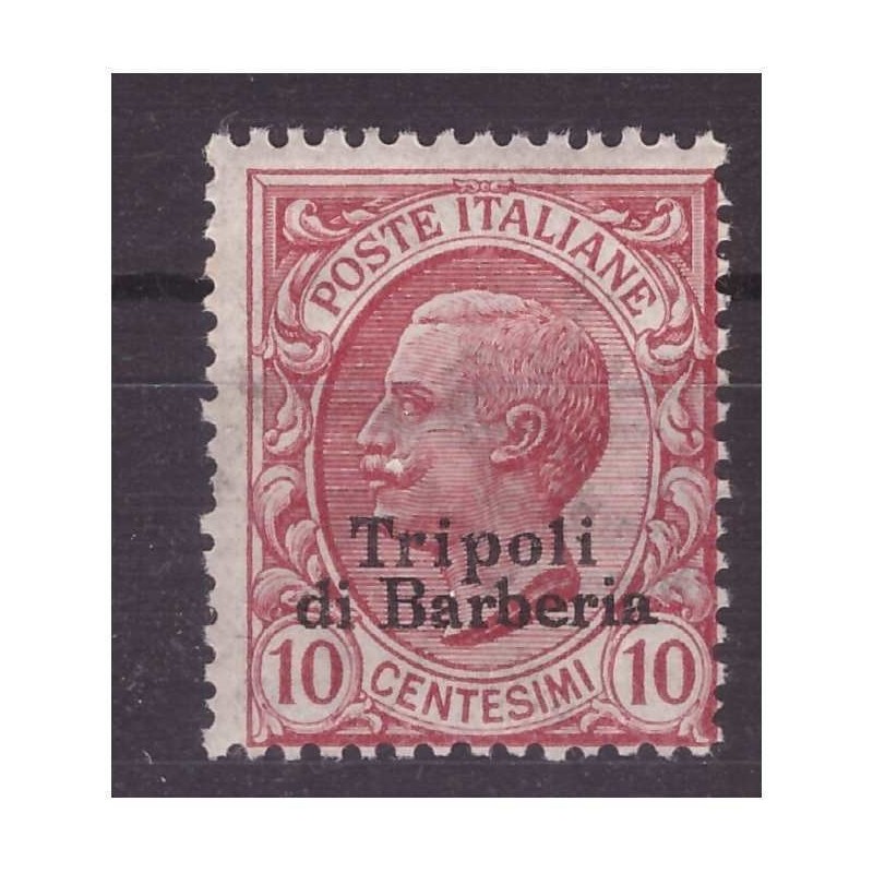 TRIPOLI DI BARBERIA 1909 - CENTESIMI  10   NUOVO  **