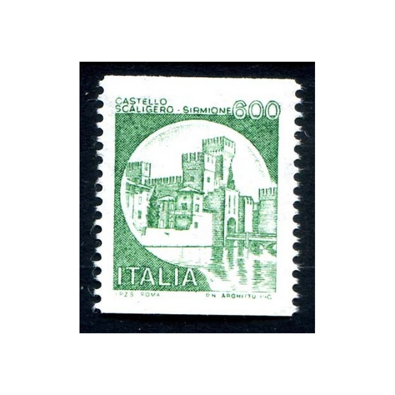 ITALIA 1980  - Castelli in  Bobina Lire 600  NUOVO **