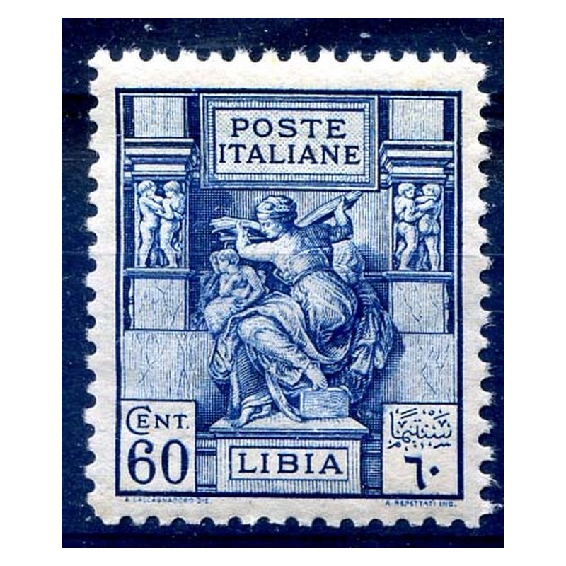LIBIA 1924 - SIBILLA 60 Cent. dent. 11 NUOVO **