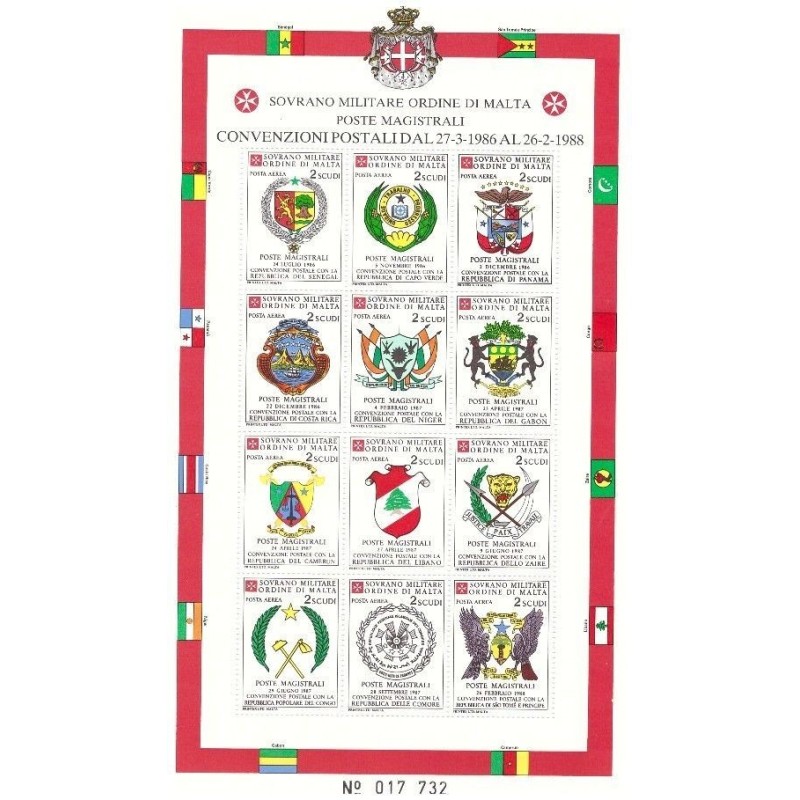 SMOM 1988 - CONVENZIONI FOGLIETTO NUOVO **