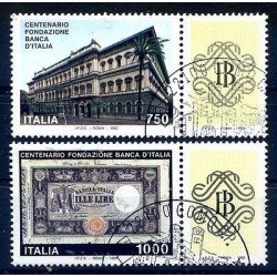 REPUBBLICA 1993 - BANCA D'ITALIA CON BANDELLE  SERIE USATA