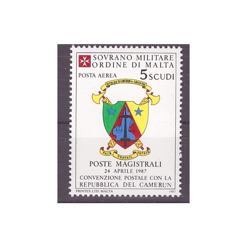 SMOM 1987 -  POSTA AEREA CONVENZIONI  -   NUOVO  **