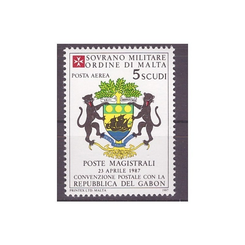 SMOM 1987 - POSTA AEREA CONVENZIONI - NUOVO **