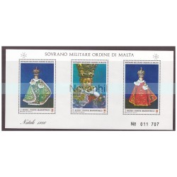 SMOM 1986 -  FOGLIETTO  NATALE    NUOVO  **