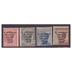 REGNO 1922 - CONGRESSO FILATELICO - SERIE NUOVA *