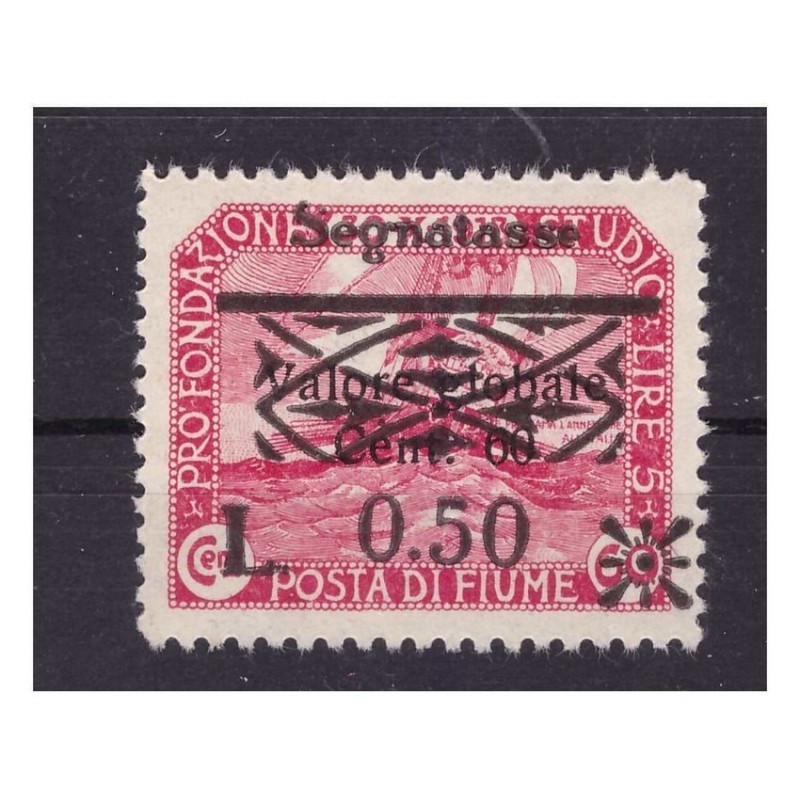 FIUME SEGNATASSE  -   Cent.  50  nuovo **