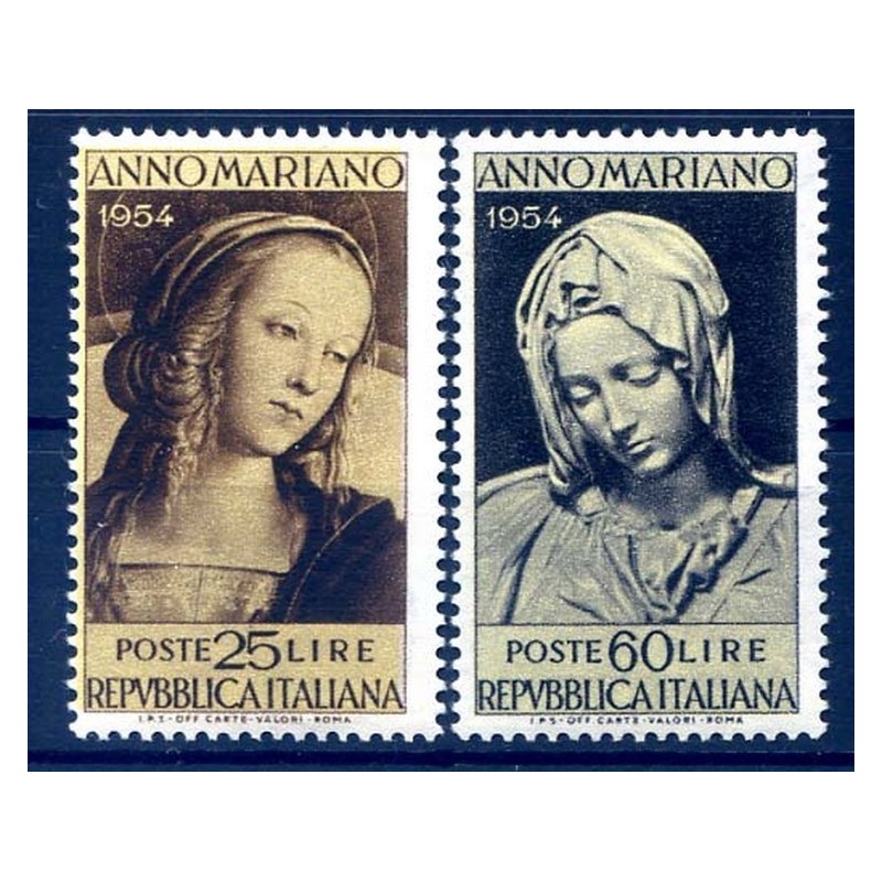 ITALIA 1954 - ANNO MARIANO SERIE  NUOVA  **