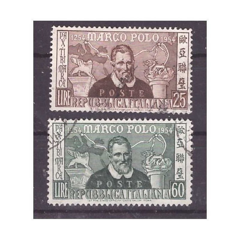 REPUBBLICA 1954 - MARCO POLO  SERIE  USATA